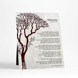 Bare Tree Memorial Desktop Plaque Gift for Bereaved Family D-1554