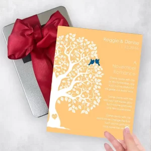 Half Artful Tree Engagement Gift Delivery Box Gift for Couple TOY-1711