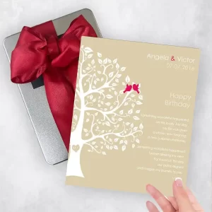 Half Curly Tree Spouse Birthday Gift Delivery Box Gift for Spouse TOY-1719