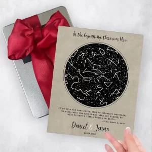 Star Map 10th Anniversary Gift Delivery Box Gift for Couple TOY-1735