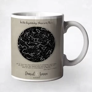 Star Map 10th Anniversary Coffee Mug Gift for Couple M-1735
