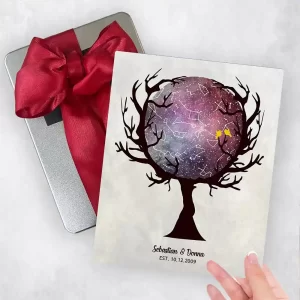 Star Map Anniversary Gift Delivery Box Gift for Couple TOY-1757