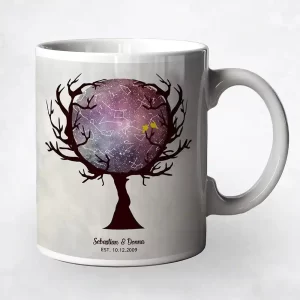 Star Map Anniversary Coffee Mug Gift for Couple M-1757