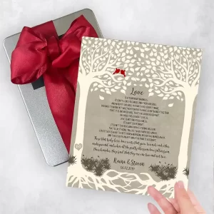 Two Trees with Roots Anniversary Gift Delivery Box Gift for Couple TOY-1766