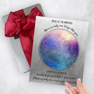 Tin Star Map Friendship Gift Delivery Box Gift for Friend TOY-1781