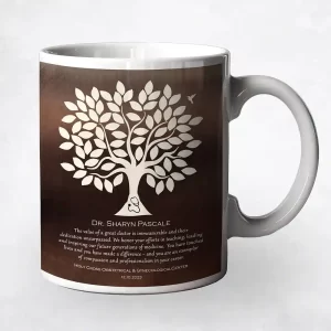 Bronze Olive Tree Leadership Appreciation Coffee Mug Gift for Doctor M-1866