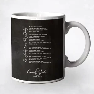 Iron Our Song Lyrics 6th Anniversary Coffee Mug Gift for Couple M-1922