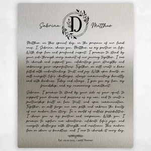 Silver Surname Monogram and History Housewarming Wall Plaque Gift for Family LTC-2123