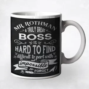 Truly Great Boss Typography Retirement Coffee Mug Gift for Boss M-2150