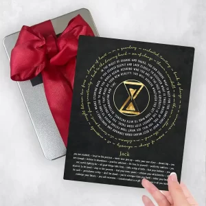 Hourglass Words of Encouragement for Him Divorce Gift Delivery Box Gift for Divorcee TOY-2155