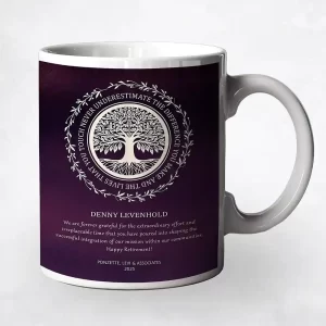 Tree of Life You Made a Difference Retirement Coffee Mug Gift for Employee M-2167