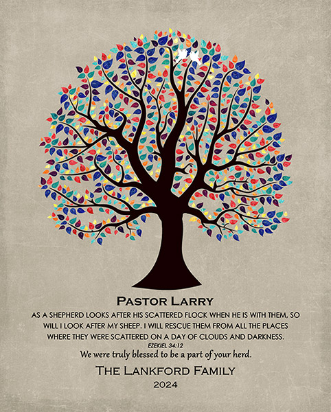 Read more about the article Thank You Gift for Paster from Family – Custom Art Print for Agatha L