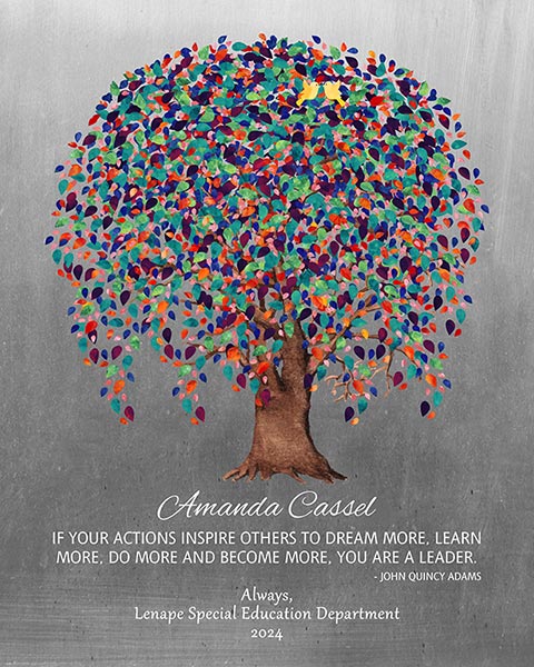 Read more about the article 2 Retirement Gift for Leader Appreciation and Mentore Gift – Custom Art Print for Amanda P