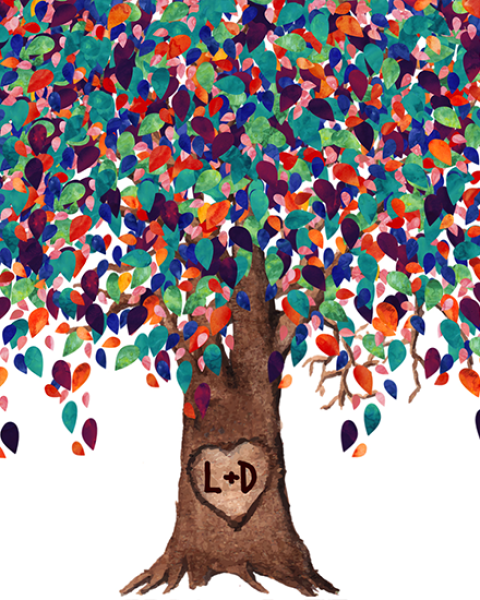Colorful Willow Tree Mug Anniversary