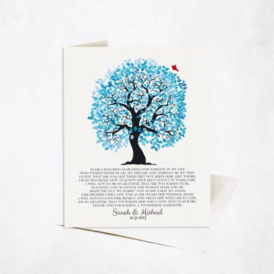 Picture of on Cotton wedding Stationery Card C-1267