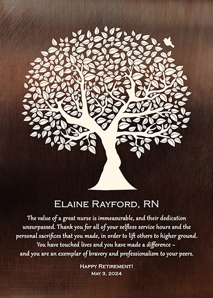 Read more about the article Retirement Gift for Nurse Recognition of Employment – Custom Art Print for Jen J