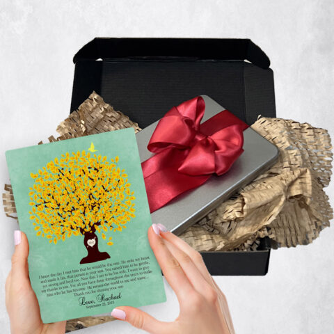 wedding Gift Delivery for mother of the groom Oak Tree  Plaque TOY-1104