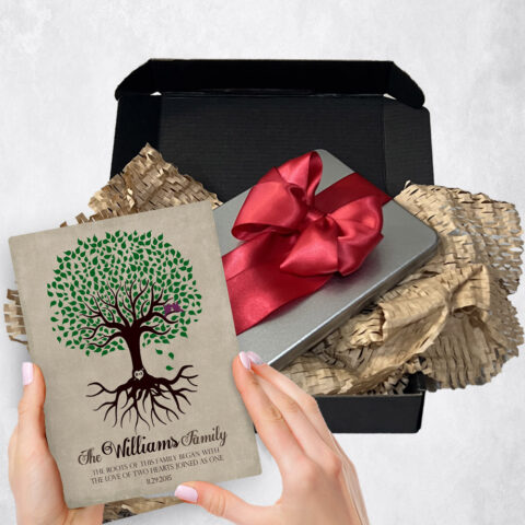 anniversary Gift Delivery for bride and groom Rooted Tree  Plaque TOY-1109