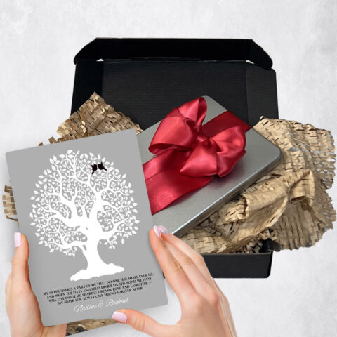 wedding Gift Delivery for sister Knotty Tree  Plaque TOY-1121