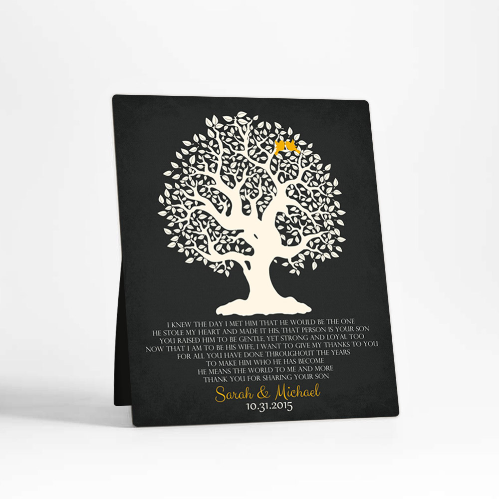 Single image of Knotty Tree wedding  Desktop Plaque