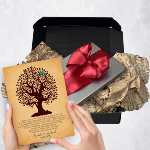 wedding Gift Delivery for mother of the groom Knotty Tree  Plaque TOY-1126