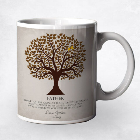 Coffee Mug  wedding Gift for father M-1144