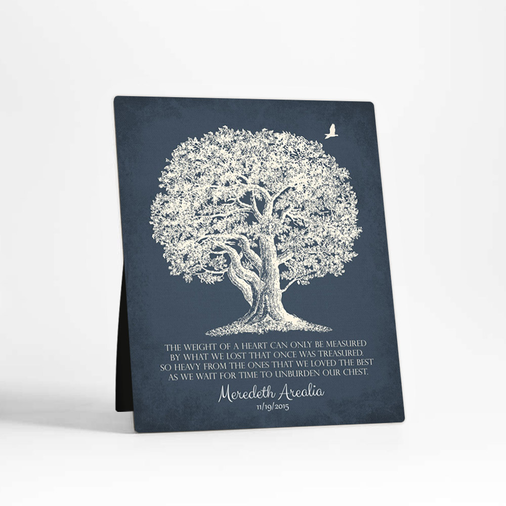 Single image of Oak Tree Gift  Desktop Plaque