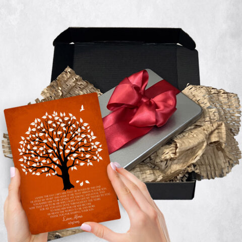 wedding Gift Delivery for mother of the groom Magnolia Tree  Plaque TOY-1147