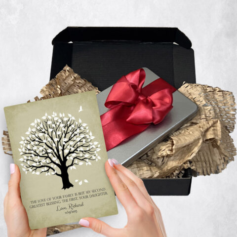 wedding Gift Delivery for mother of the bride Magnolia Tree  Plaque TOY-1153