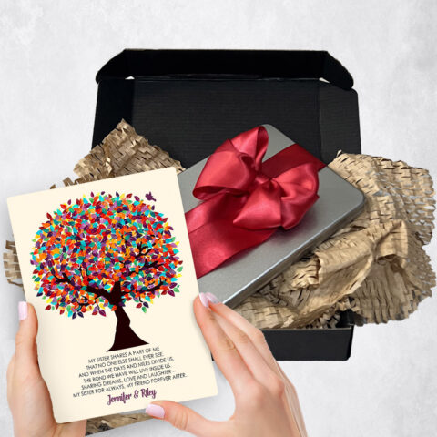 wedding Gift Delivery for sister Spring Tree  Plaque TOY-1166