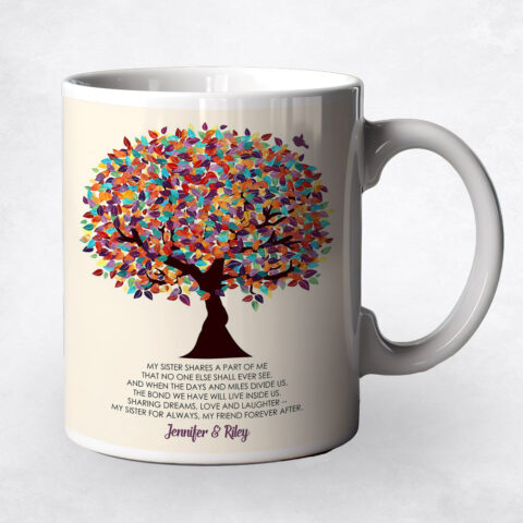 Coffee Mug  wedding Gift for sister M-1166