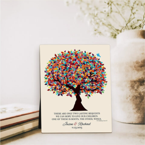 Spring Tree appreciation  Desktop Plaque Gift for parents D-1168