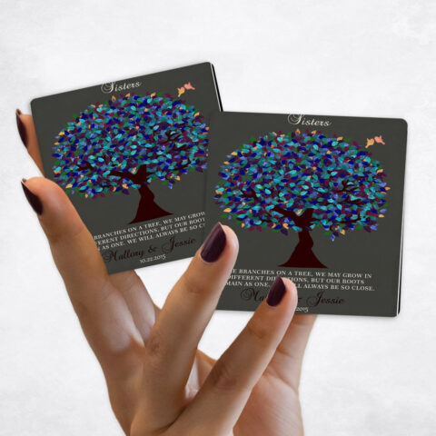 Peacock Tree wedding Magnet Set MAG-1192