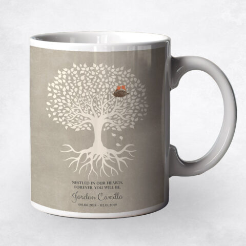 Birds Nest Memorial Tree Loss of Baby Coffee Mug M-1197