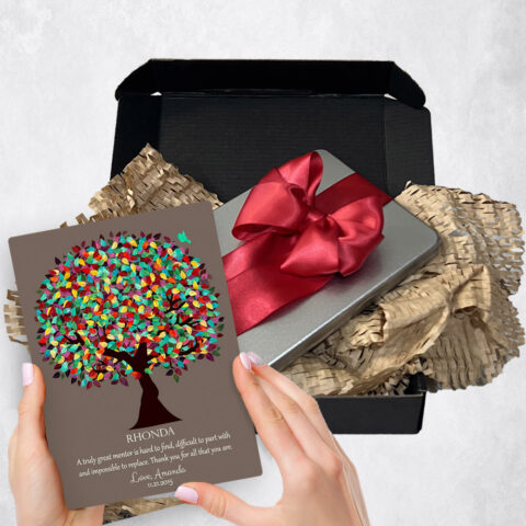 Leadership Appreciation Gift Delivery for mentor Spring Tree  Plaque TOY-1201