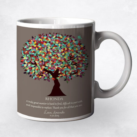 Colorful Spring Tree Leadership Appreciation Coffee Mug M-1201