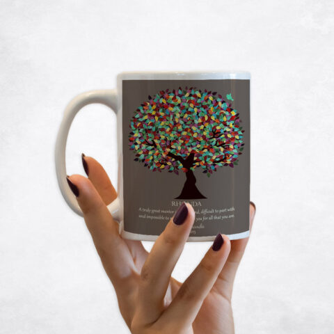 Colorful Spring Tree Leadership Appreciation Coffee Mug M-1201