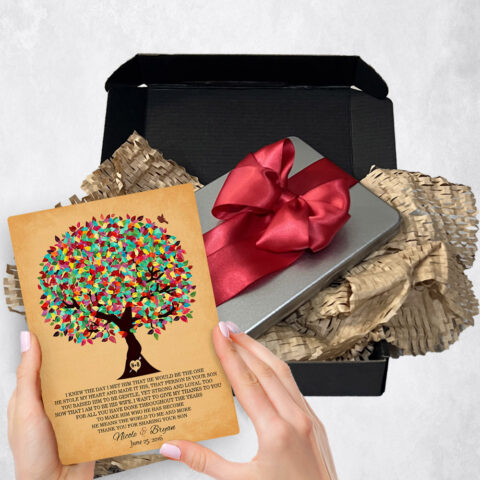 wedding Gift Delivery for mother of the groom Summer Tree  Plaque TOY-1203