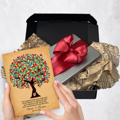 wedding Gift Delivery for mother of the groom Summer Tree  Plaque TOY-1205