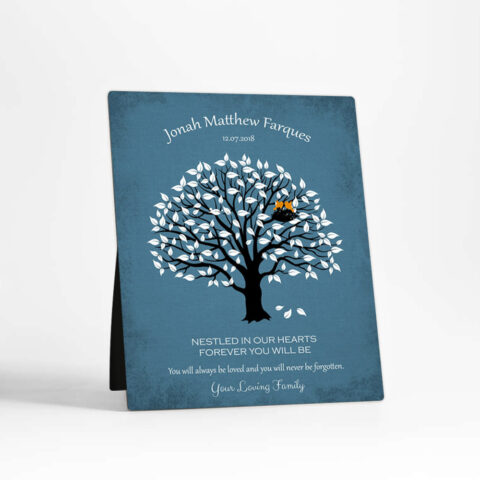 Magnolia Tree Loss of Baby  Desktop Plaque Gift for bereaved parents D-1207