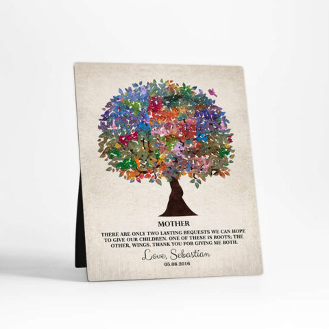 Colorful Tree Mother’s Day  Desktop Plaque Gift for mom D-1219