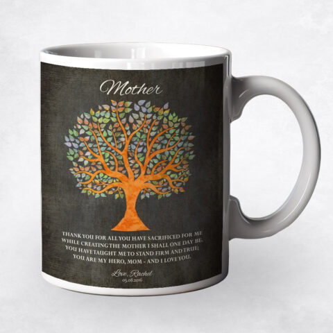 Artful Tree on Black Mother’s Day Coffee Mug M-1222