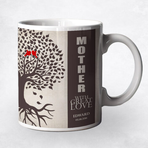 Brown Tree with Roots Mother’s Day Coffee Mug M-1226