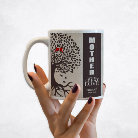 Brown Tree with Roots Mother’s Day Coffee Mug M-1226