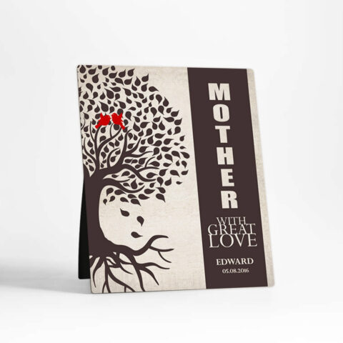 Rooted Tree Mother’s Day  Desktop Plaque Gift for mom D-1226