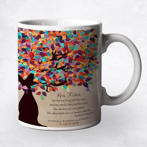 Colorful Spring Tree teacher appreciation Coffee Mug M-1229