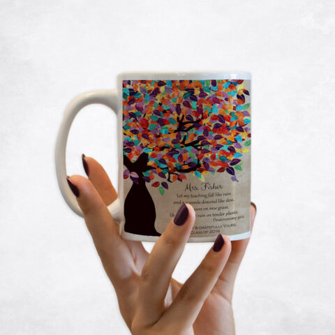 Colorful Spring Tree teacher appreciation Coffee Mug M-1229