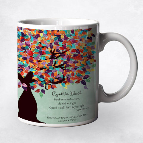 Colorful Spring Tree teacher appreciation Coffee Mug M-1230