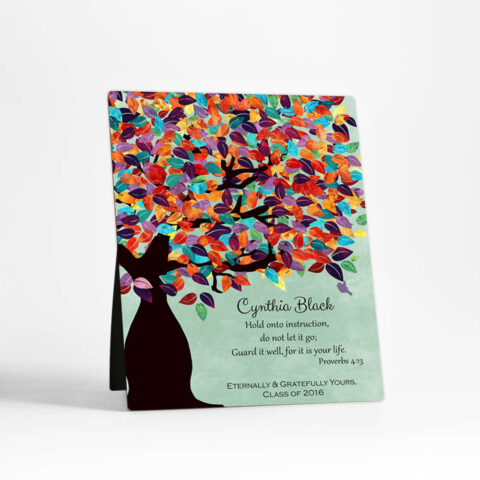 Spring Tree teacher appreciation  Desktop Plaque Gift for teacher D-1230