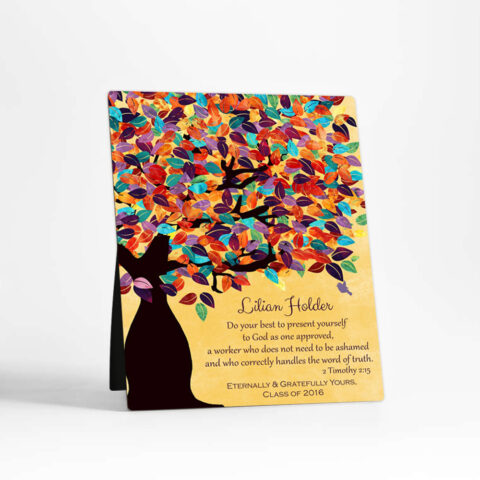 Spring Tree teacher appreciation  Desktop Plaque Gift for teacher D-1231